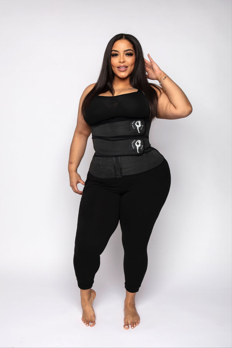 BLACK DOUBLE WAIST BAND